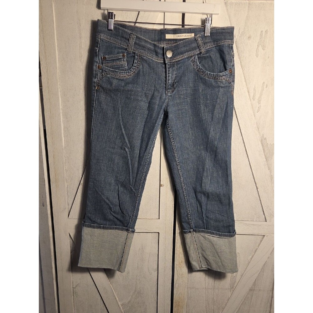 DKNY Jeans Cuffed Capri Jeans Size 12